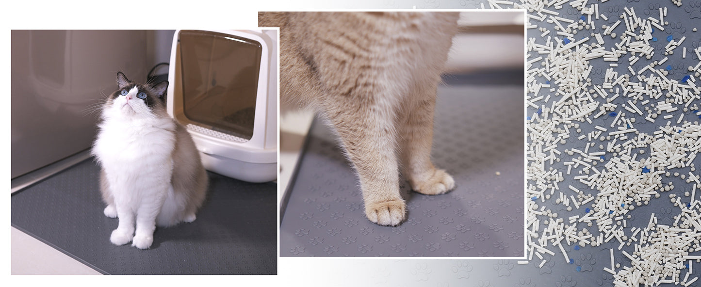 Petority Cat Litter Box Mat